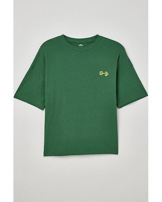 Urban Outfitters Green Uo Gym Tee for men