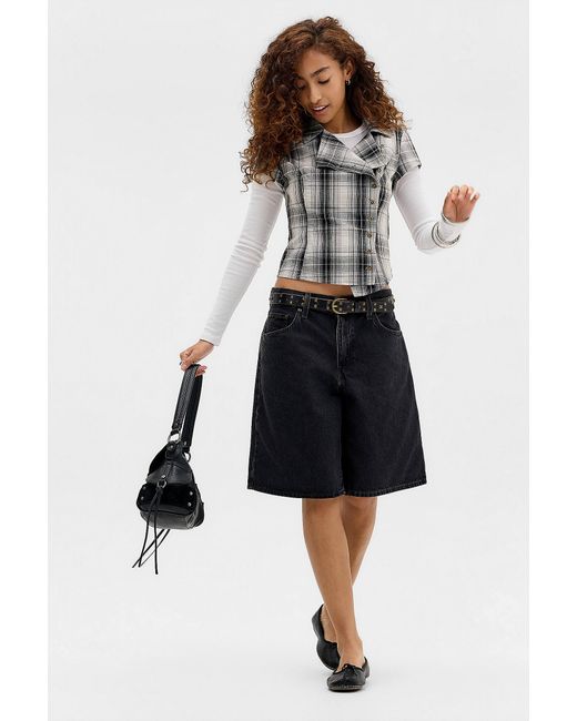Levi's Black Baggy Dad Jorts