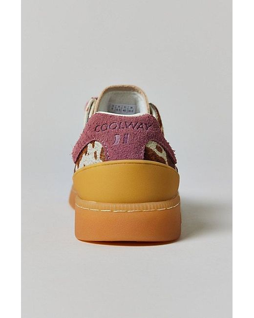 Coolway Multicolor Goal Animal Print Sneaker