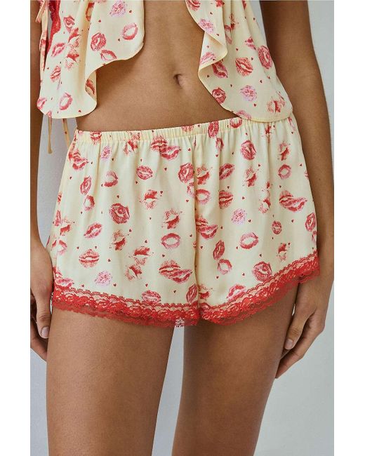 Out From Under Yellow Lola Satin Pyjama Set