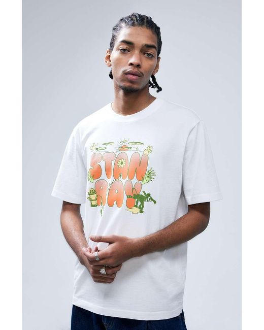Stan Ray Gray Double Bubble T-shirt for men