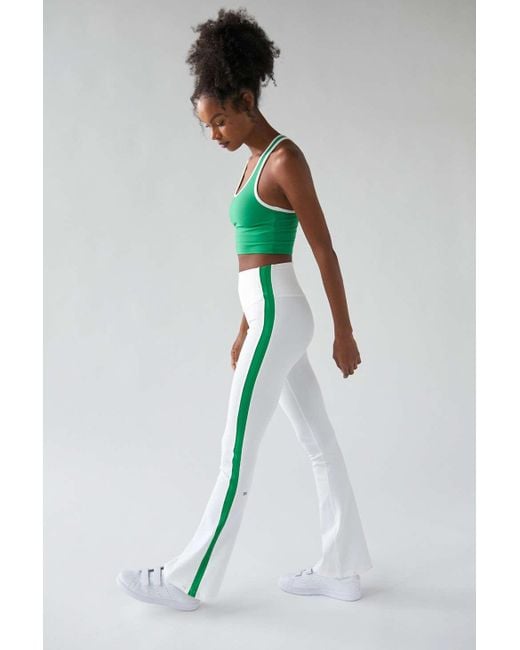 Splits59 White Raquel Supplex High-waisted Flare Pant