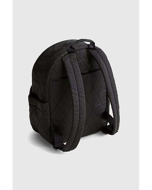 Vera Bradley Black Quilted Nylon Small Banbury Backpack