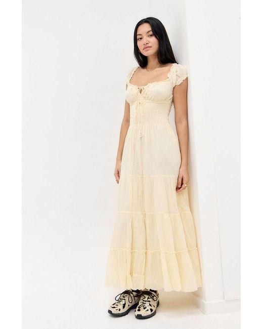 Kimchi Blue Natural Sienna Maxi Dress