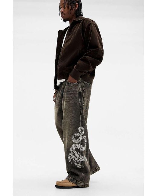 BDG Black Dirty Tint Scorpion Jeans for men
