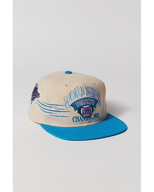 Mitchell & Ness Blue Toronto Jays Snapback Hat for men
