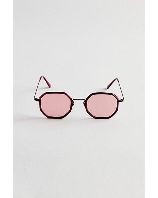 Urban Outfitters Pink Wells Combo Hex Sunglasses for men