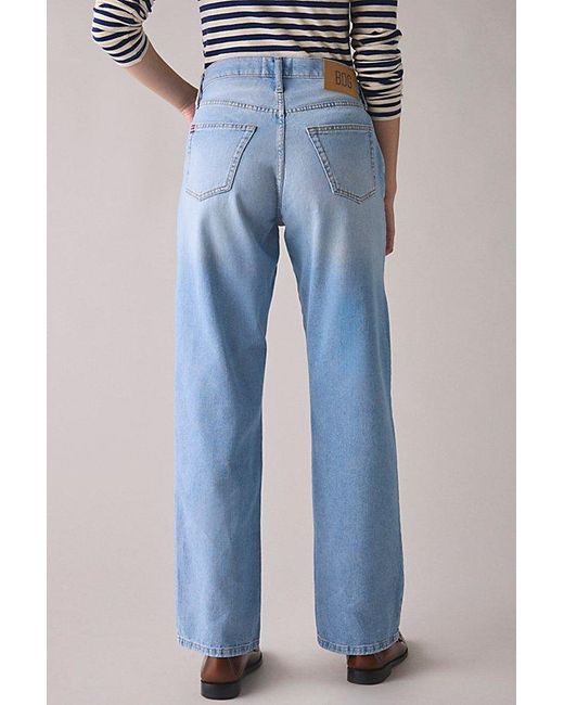 BDG Blue Stovepipe Mid-Rise Jean