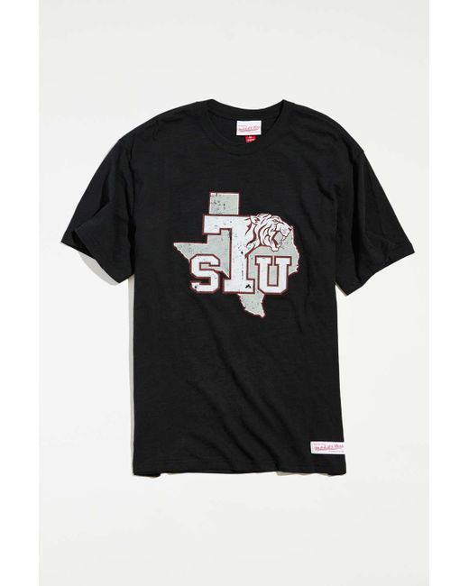 Mitchell & Ness Texas Southern University Slub Tee in Black for Men | Lyst