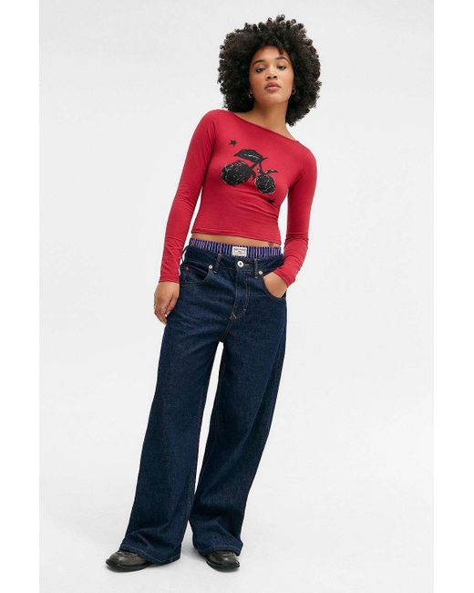 Motel Red Uo Exclusive Ambon Berry Top