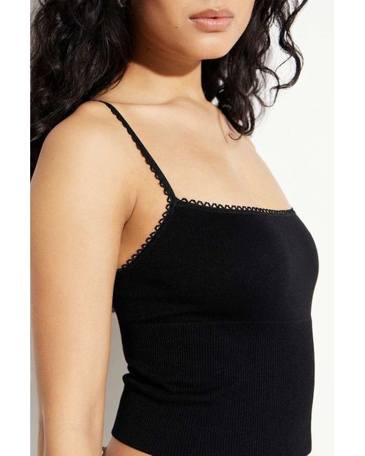 Out From Under Black Square Neck Cami