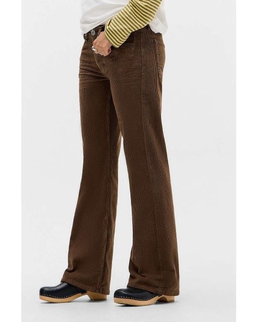 BDG Brown Teo Corduroy Flared Pants