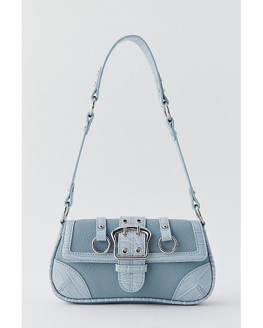 Urban Outfitters Blue Uo Jade Baguette Bag