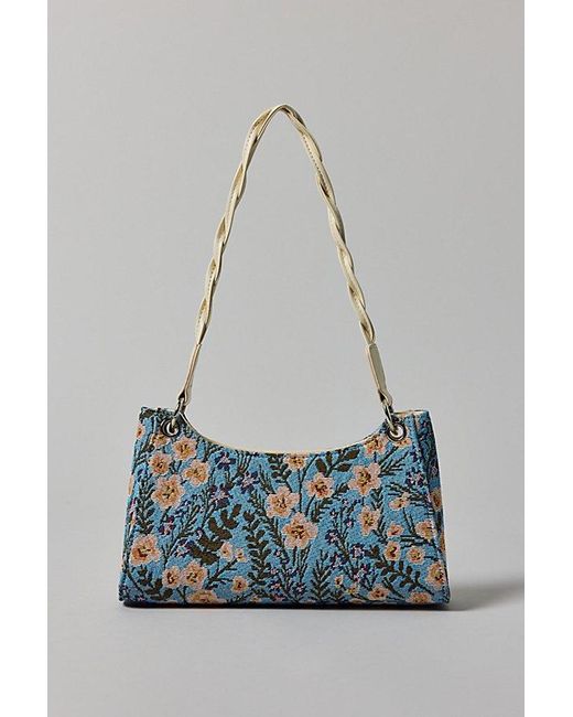 Kimchi Blue Gray Emilia Jacquard Shoulder Bag