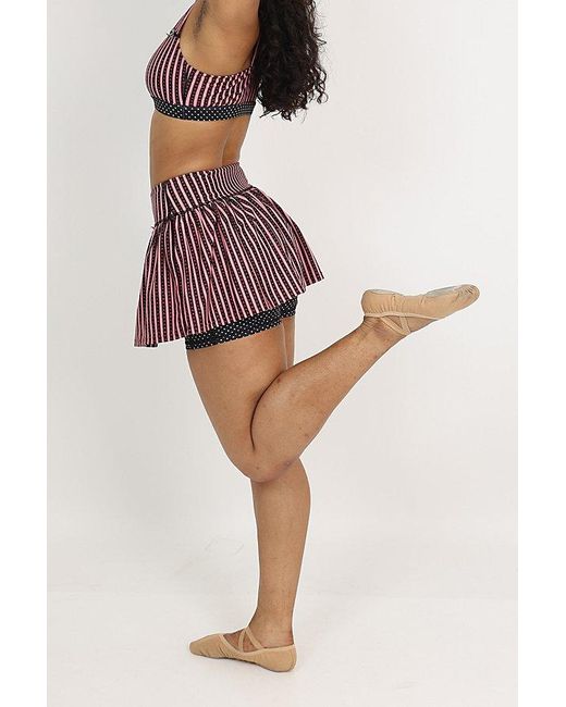Strawberry Western Red Ruffle Skort