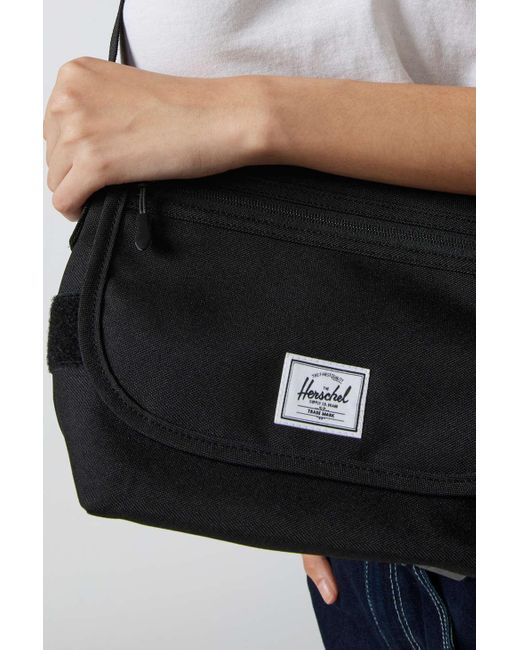 Herschel Supply Co. Uo Exclusive Grade Mini Messenger Bag In Black,at