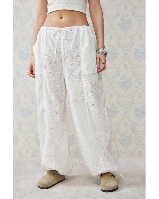 Out From Under Pink Broderie Cabot Lounge Pants