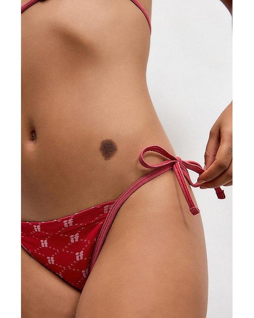 iets frans Red Iets Frans. Monogram Bikini Bottom