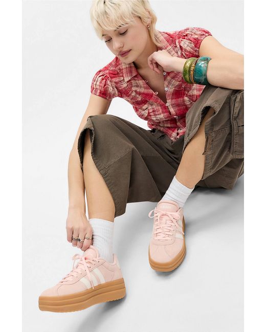 Adidas Pink Vl Court Bold Trainers