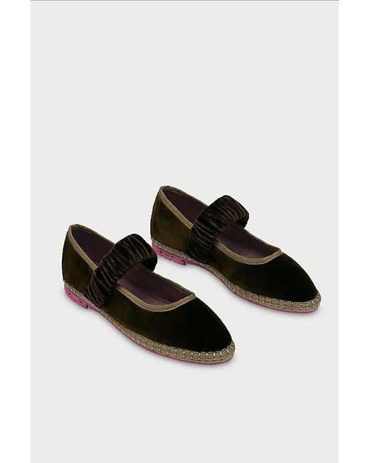 Flabelus Black Mafalda Mary Jane Flat