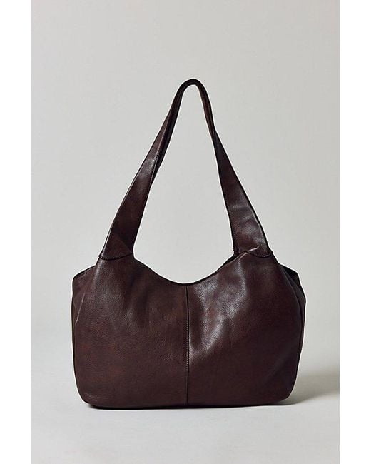 Silence + Noise Purple Charlie Leather Tote Bag