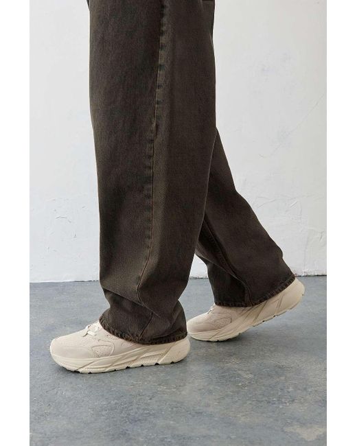 Hoka One One eggnog Clifton L Suede Trainers in Black Lyst UK