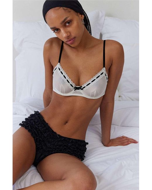 Out From Under White Sia Underwired Bra