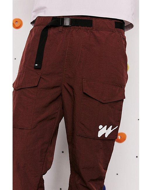 Without Walls Red Hike Cargo Pant for men