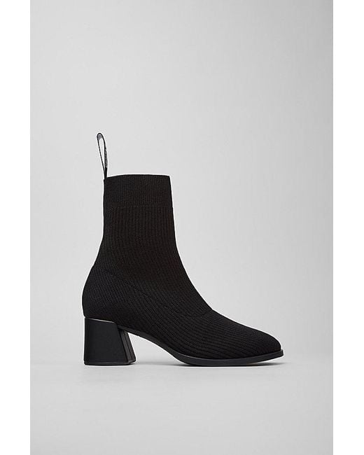 Camper Black Kora Knit Ankle Boot