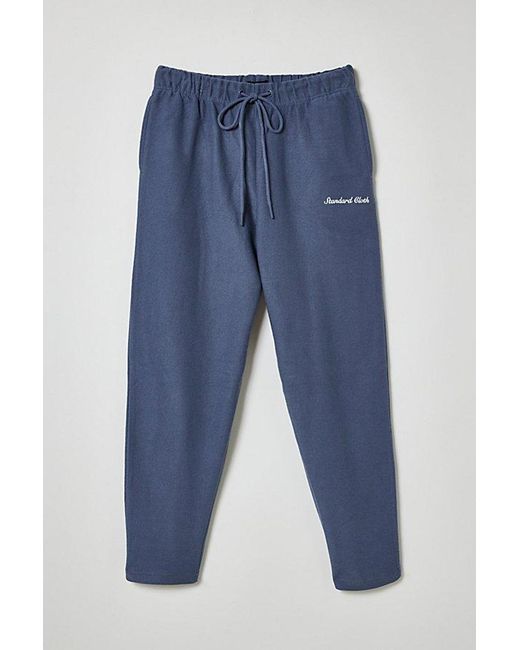 Standard Cloth Blue Reverse Terry Foundation Sweatpant for men