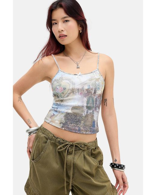 Daisy Street Multicolor Chateau Cami Uk 10 At Urban Outfitters