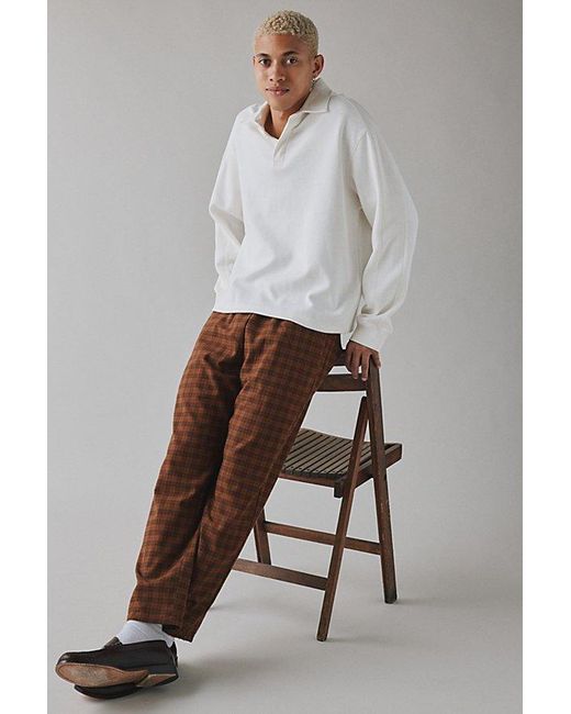 Cookman Brown Scott Tweed Chef Pant for men