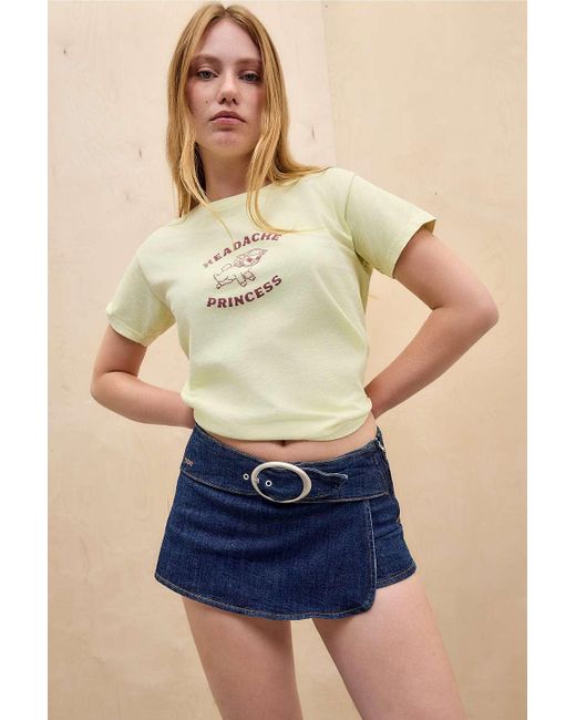 BDG Blue Missy Skort