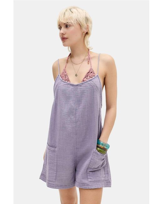 Out From Under Purple Cabot Playsuit