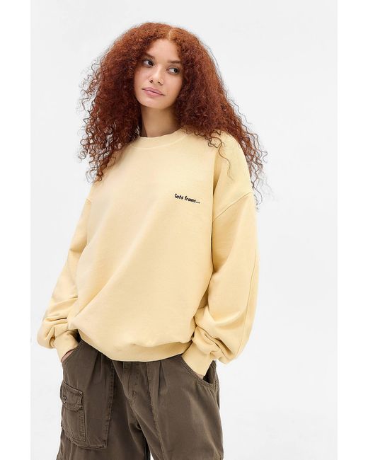 iets frans Natural Crew Neck Sweatshirt