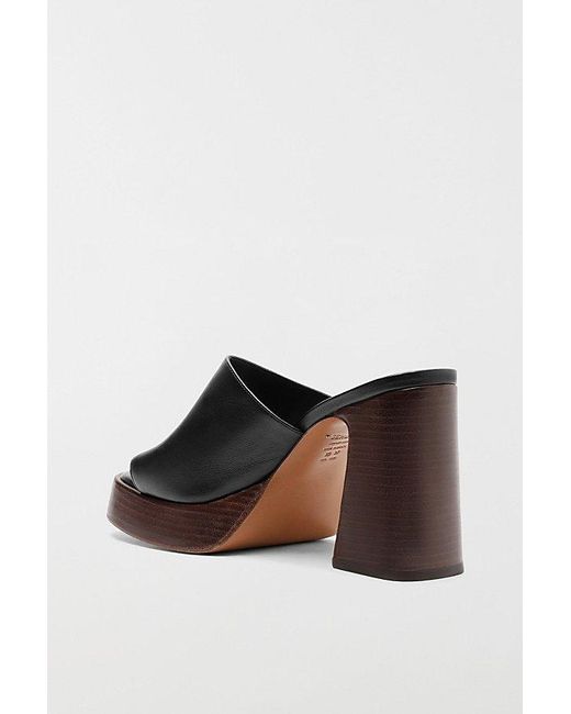 SCHUTZ SHOES Black Rowan Platform Mule