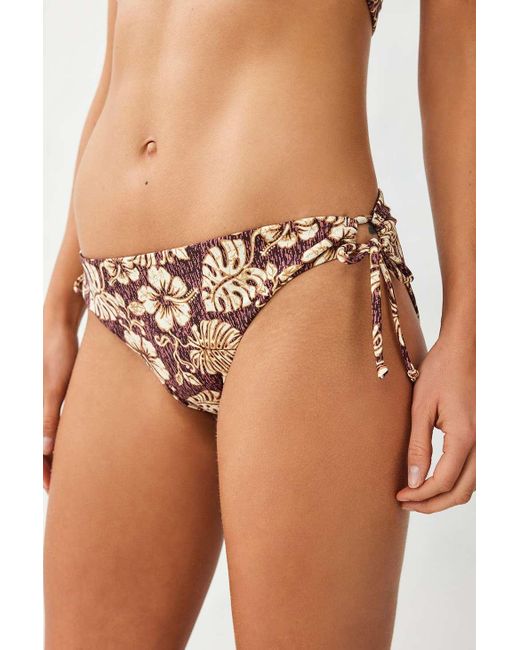 Roxy Brown X Out From Under Floral Bikini Bottoms