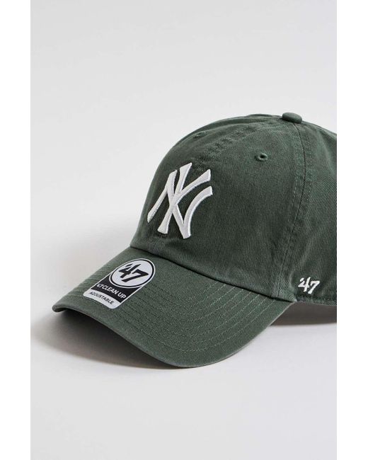 '47 Green Ny Yankees Clean Up Cap