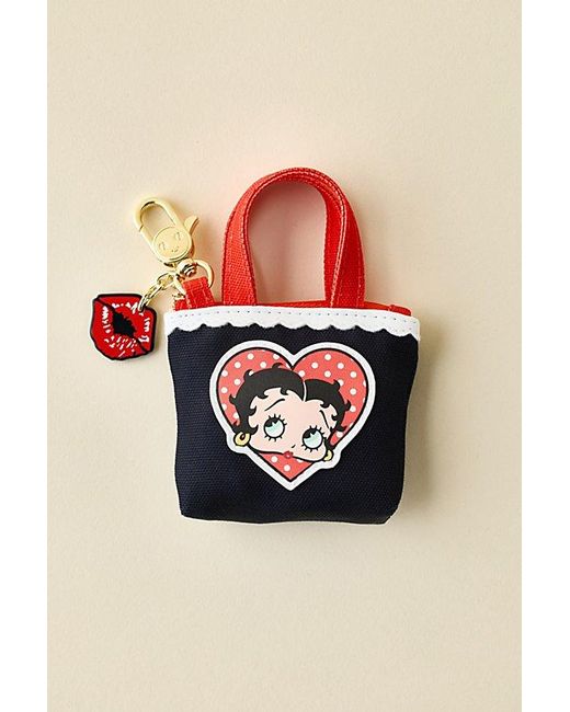 Whatever Makes You Happy Black Whatever! Makes You Happy Betty Boop Mini Tote Bag Blind Box Keychain