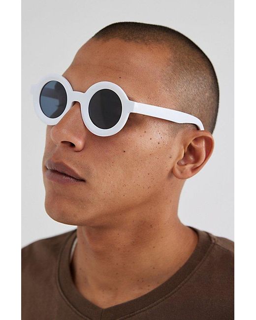 Urban Outfitters Brown Caldwell Round Sunglasses for men