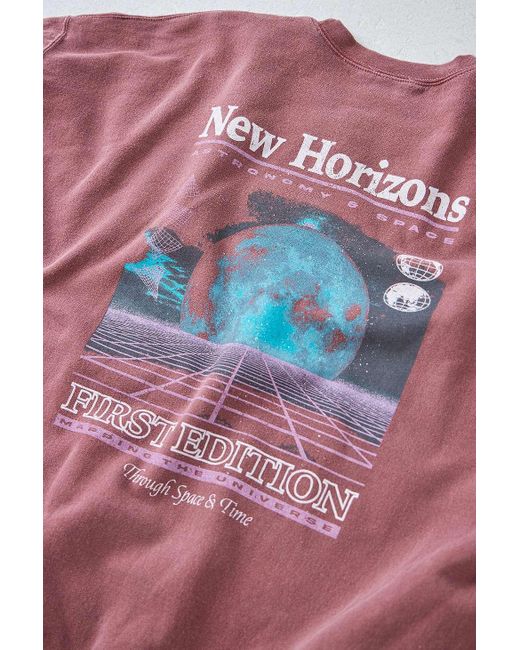 BDG Pink Mauve New Horizons Sweatshirt for men