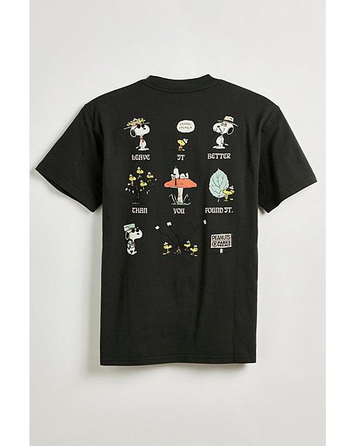 Parks Project Black X Peanuts Uo Exclusive Leave It Better Tee for men