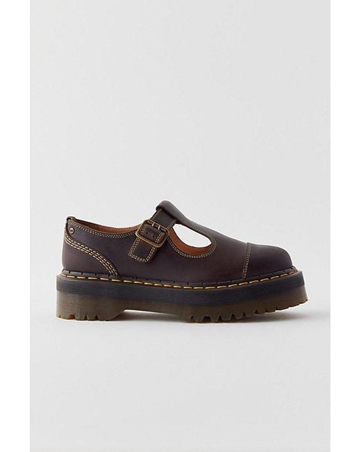 Dr. Martens Bethan Arc Crazy Horse Leather Platform Mary Jane