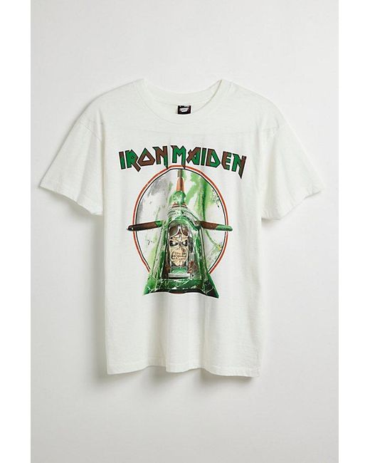 Urban Outfitters Blue Iron Maiden Aces High Tee for men