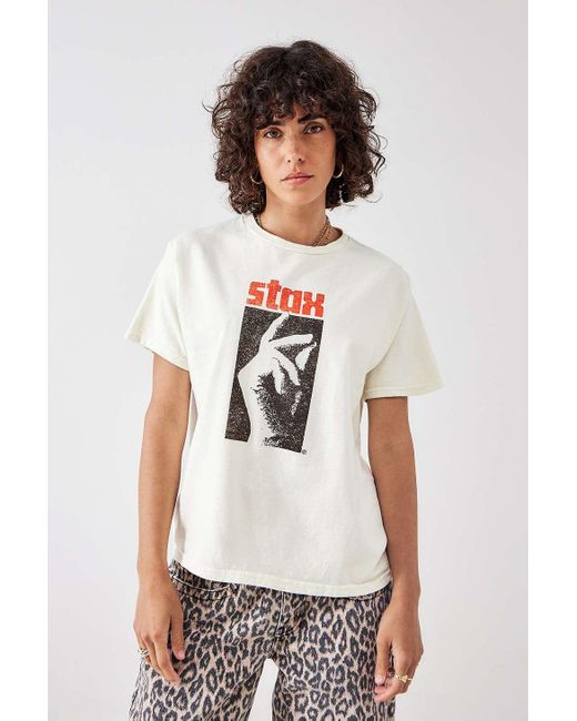 Urban Outfitters White Uo Stax T-shirt