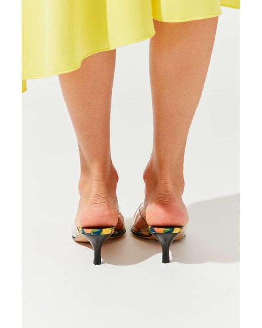 Urban Outfitters Uo Paradise Clear Kitten Heel Save 20