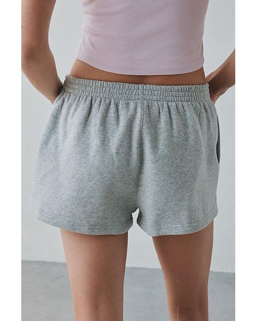 Out From Under Gray Beach Bum Knit Micro Short