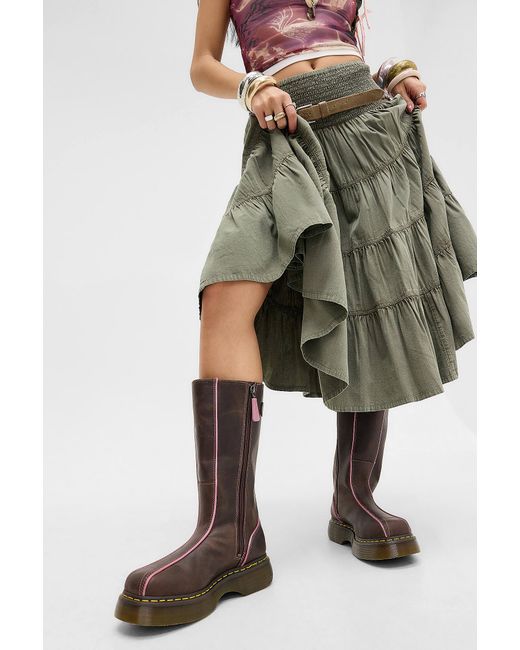 Dr. Martens Green Brown Buzz Hi Leather Boots