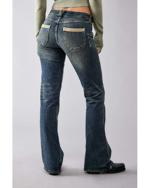 BDG Blue Ausgestellte jeans "tiana" mit dunkler tönung
