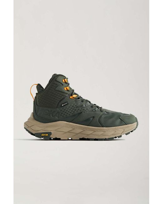 Hoka One One Green Hoka One One Anacapa Mid Gtx Sneaker In Olive,at Urban Outfitters for men